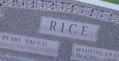 Mahlon Franklin Rice Mahlon Franklin Rice