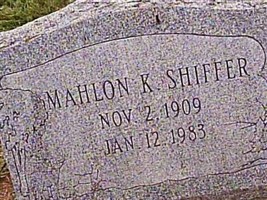 Mahlon K Shiffer