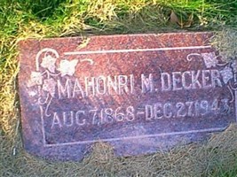 Mahonri Moriancumer Decker Mahonri Moriancumer Decker