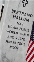 Maj Bertrand (Bert) Hallum Maj Bertrand (Bert) Hallum