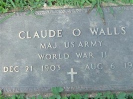 Maj Claude O. Walls