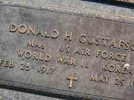 Maj Donald H Gustafson Maj Donald H Gustafson