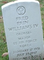 Maj Fred Erin Williams, IV Maj Fred Erin Williams, IV