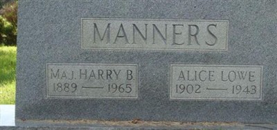 Maj Harry B. Manners