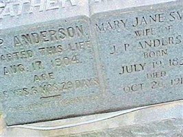 Maj Joseph Pennell Anderson Maj Joseph Pennell Anderson