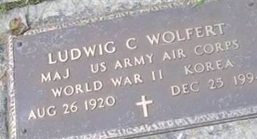 Maj Ludwig C Wolfert