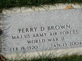Maj Perry D. Brown