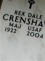 Maj Rex Dale Crenshaw Maj Rex Dale Crenshaw