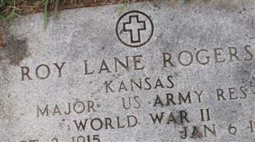 Maj Roy Lane Rogers