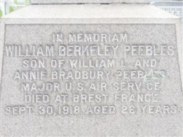 Maj William Berkley Peebles