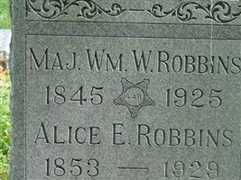 Maj William W. Robbins Maj William W. Robbins