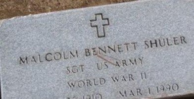 Malcolm Bennett Shuler Malcolm Bennett Shuler