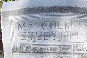 Malcolm F Studstill Malcolm F Studstill