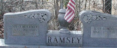 Malcom Dewey Ramsey