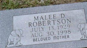 Malee D. Robertson Malee D. Robertson