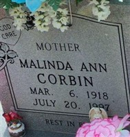 Malinda Ann Corbin Malinda Ann Corbin