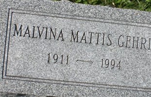 Malvina Mattis Gehris Malvina Mattis Gehris