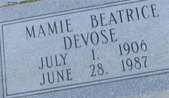 Mamie Beatrice Devose