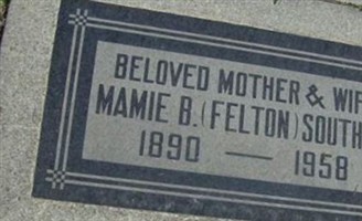 Mamie B. Felton Abshier Souther Mamie B. Felton Abshier Souther