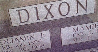 Mamie G. Dixon Mamie G. Dixon