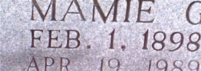 Mamie G. Dixon Mamie G. Dixon