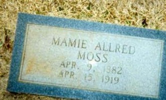 Mamie L. Allred Moss Mamie L. Allred Moss