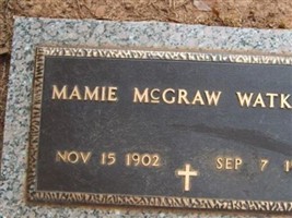Mamie McGraw Watkins