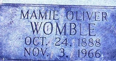 Mamie Oliver Womble