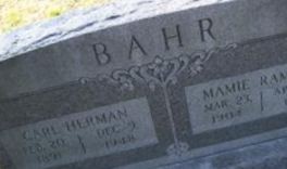 Mamie Ramsey Bahr Mamie Ramsey Bahr