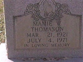 Mamie W Thomason