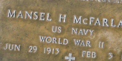 Mansel H McFarland Mansel H McFarland
