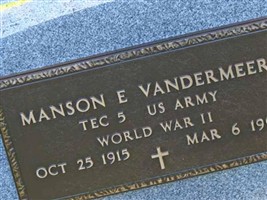 Manson E. Vandermeer Manson E. Vandermeer