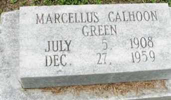 Marcellus Calhoon Green Marcellus Calhoon Green