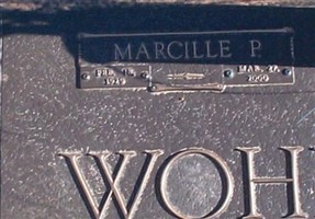 Marcille P. Wohlgemuth Marcille P. Wohlgemuth