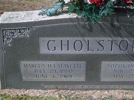 Marcus D Lafayette Gholston Marcus D Lafayette Gholston
