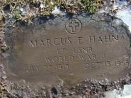 Marcus E Hahn Marcus E Hahn