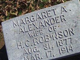 Margaret A. Alexander Robinson