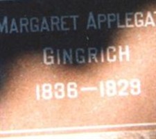 Margaret A. Applegate Gingrich Margaret A. Applegate Gingrich