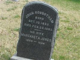 Margaret A. Jones Rowbotham
