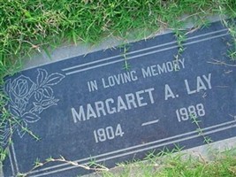 Margaret A. LAY Margaret A. LAY