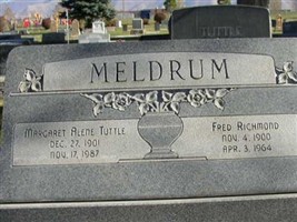 Margaret Alene Tuttle Meldrum Margaret Alene Tuttle Meldrum