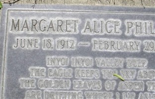 Margaret Alice Phillips Margaret Alice Phillips