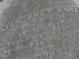 Margaret Ann Plosser