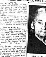 Margaret B. Beenblossom Corbin
