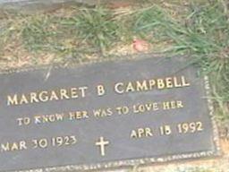 Margaret B Campbell