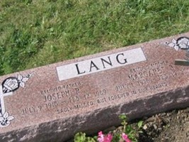 Margaret B Lang Margaret B Lang
