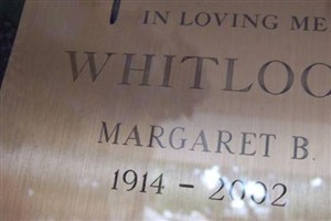 Margaret B Whitlock