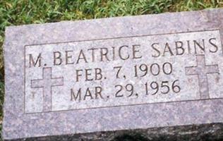 Margaret Beatrice Gibson Sabins