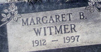 Margaret Burns Kerslake Witmer Margaret Burns Kerslake Witmer