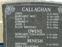 Margaret Callaghan Owens Margaret Callaghan Owens